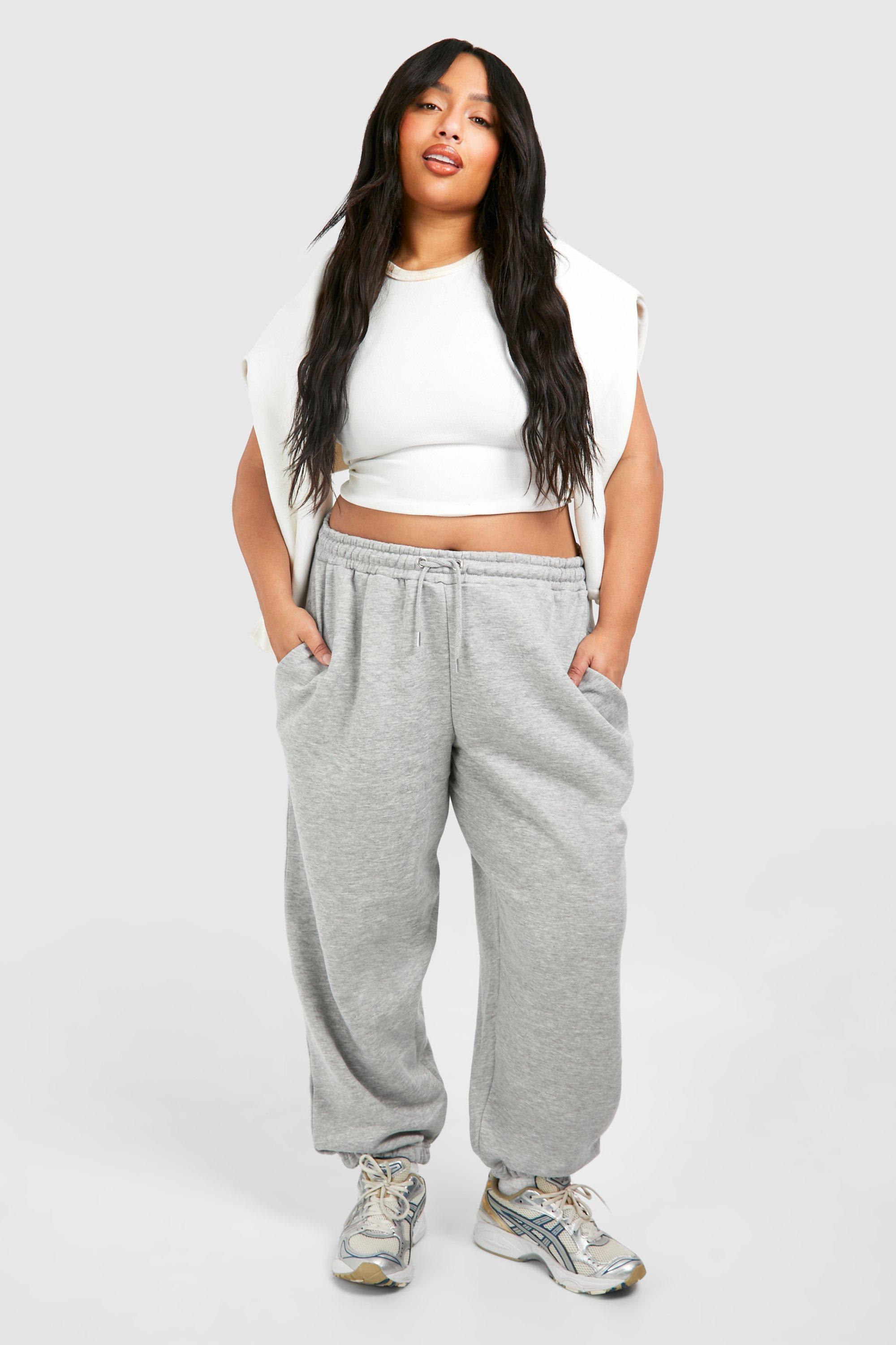 Grey marl cuffed joggers new arrivals